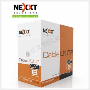 Nexxt Cable UTP 4 pares 23AWG Cat6 CM 305m Azul - AB356NXT02