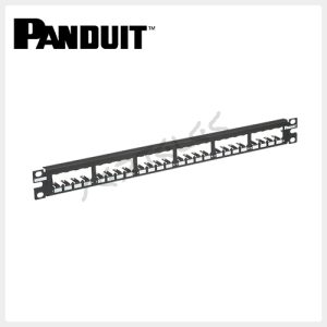 Panduit Patch Panel Modular Mini-Com™ 24 Puertos Blindado Negro | CP24BLY