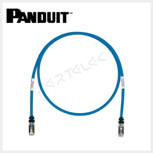 Panduit Patch Cord S/FTP Multifilar RJ-45 Cat. 6A LSZH 26Awg 2mts Blindado Azul | STP6X2MBU