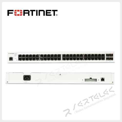 Fortinet FortiSwitch 48puertos GE 4puertos GE SFP PoE+ 740W | FS-248E-FPOE - Imagen 2