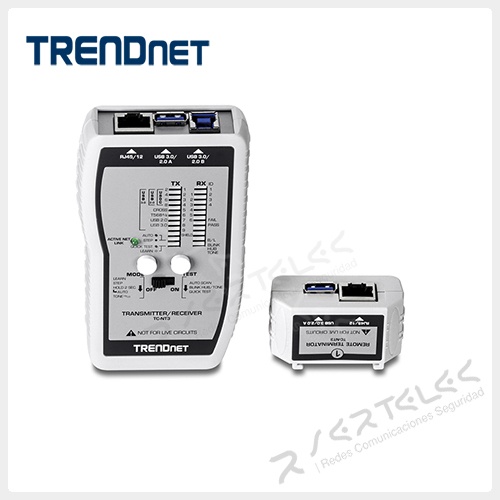 Trendnet Testeador de Cables de Red hasta Cat.8 y Cables USB | TC-NT3