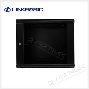 Linkbasic Gabinete de Pared 9 RU 500 x 600 x 600mm Puerta frontal con vidrio | WCB09-66-BAA