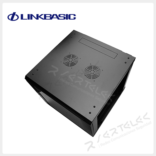 Linkbasic Gabinete de Pared 9 RU 500 x 600 x 600mm Puerta frontal con vidrio | WCB09-66-BAA - Imagen 2