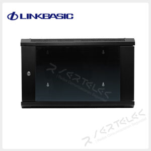 Linkbasic Gabinete de Pared 6 RU 367 x 600 x 550mm Abatible Puerta frontal con vidrio | WCC06-655-BAA