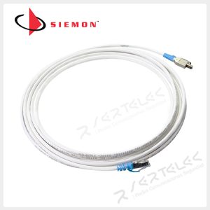 Siemon Patch Cord Tera 2Pares a RJ-45 Cat.5E LSZH 5mt Blanco Capucha Azul | T2E2-05M-B06L