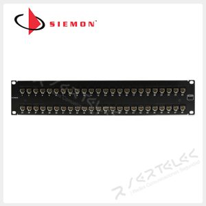 Siemon Patch Panel Modular 48 Puertos UltraMAX Cat6 (Incluye 48 Jacks U6-P00NB) | UP6-F2-48K-RS