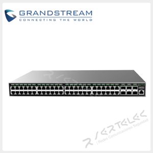 Grandstream Switch de 48Puertos GE 6Puertos SFP+ 216Gbps L3 | GWN7816P