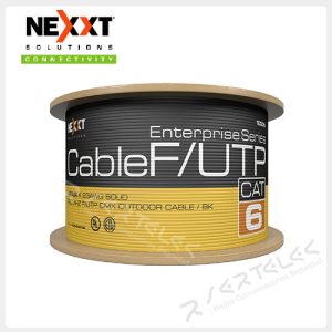 Nexxt Cable F/UTP 4 pares 23AWG Cat6 CMX 305m Negro | PCGUCC6FTBK