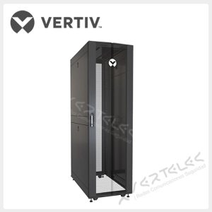 Vertiv Gabinete de Piso 42 RU 2000x600x1100mm Puertas Frontal y Posterior Microperforado | VR3100