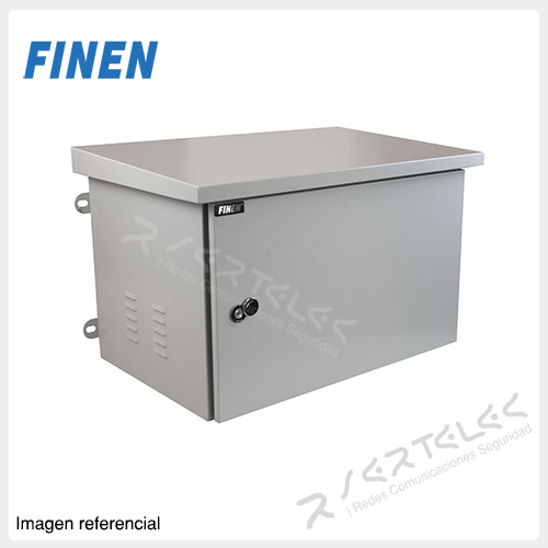 Finen Gabinete colgante para exteriores 6 RU 415 x 600 x 400mm Gris | OC-6406
