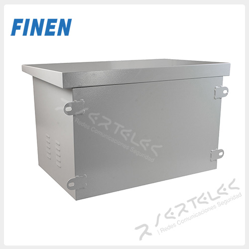Finen Gabinete colgante para exteriores 6 RU 415 x 600 x 400mm Gris | OC-6406 - Imagen 4