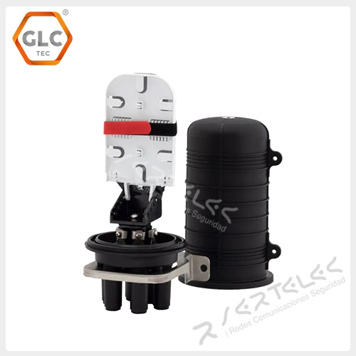 GLC Cierre de empalme 24 Fibras con 4Puertos de entrada o salida 6 a 16mm | GLC-GP-50E