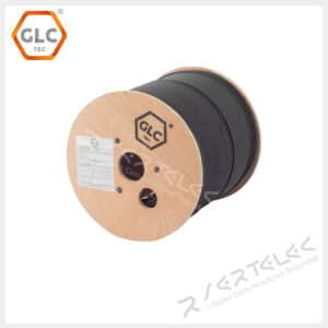 GLC Cable de Fibra Optica Monomodo Drop 1 Hilos Flat con portante dielectrico x 1000m | GLC-DROP-1-FLAT-DIE
